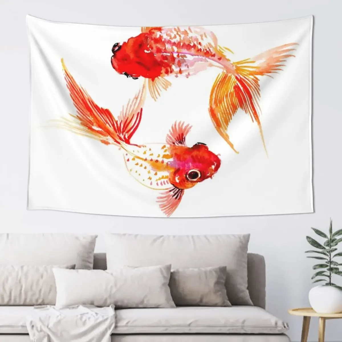 Two Koi Fish, Yin and yang Tapestry Outdoor Decor Anime Decor Room Decorator Tapestry
Two Koi Fish, Yin and yang Tapestry Outdoor Decor Anime Decor Room Decorator Tapestry