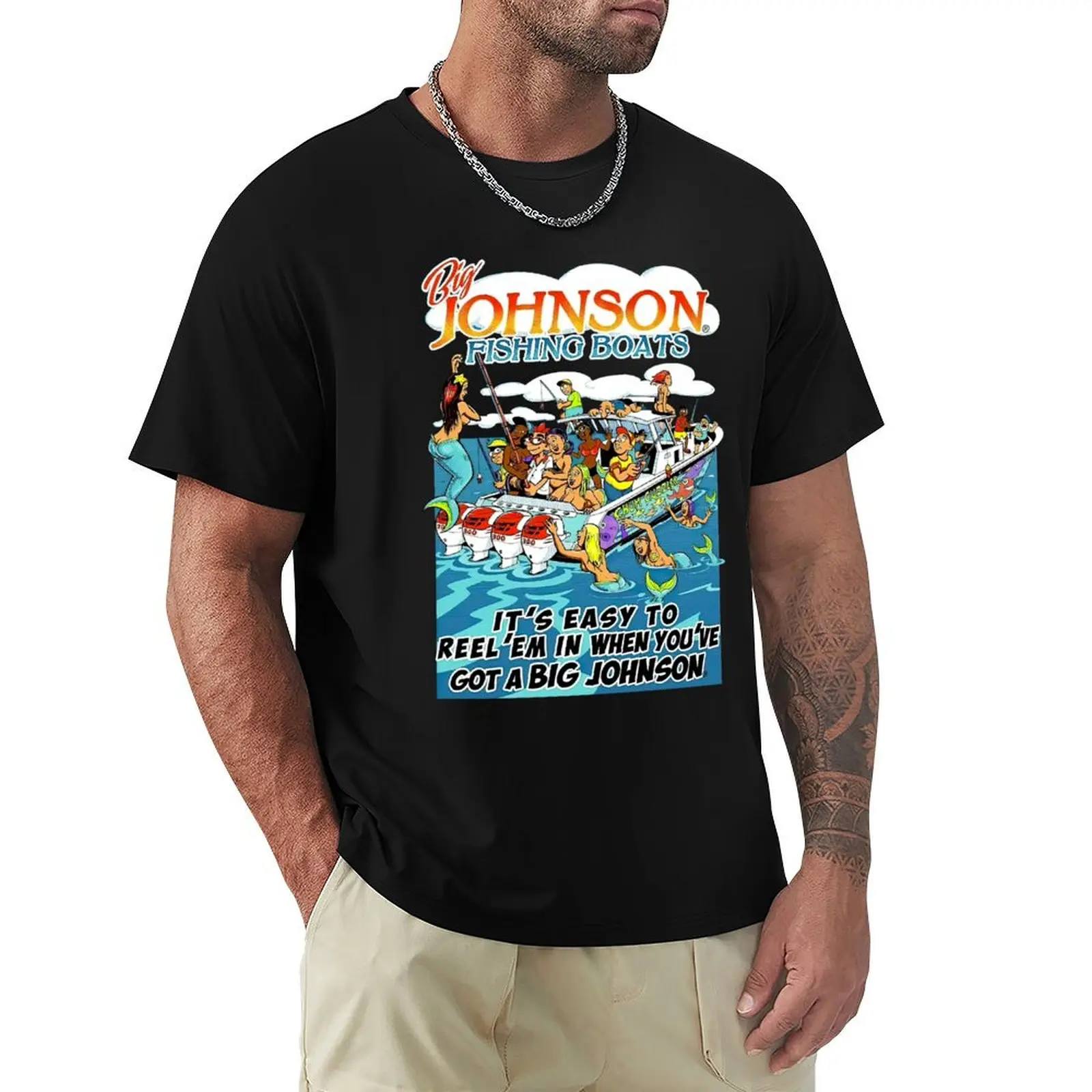 Big Johnson Fishing Boats T-Shirt hippie clothes anime shirt Luxury man mens graphic t-shirts hip hop
Big Johnson Fishing Boats T-Shirt hippie clothes anime shirt Luxury man mens graphic t-shirts hip hop