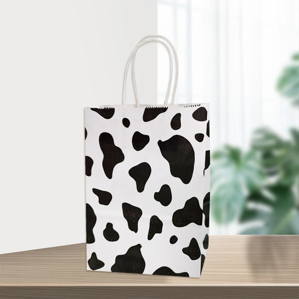 12 Pcs Animal Print Paper Bags Handles for Cow Theme Party Favors Gift Supplies Black White Small Bags Birthday Decorations
12 Pcs Animal Print Paper Bags Handles for Cow Theme Party Favors Gift Supplies Black White Small Bags Birthday Decorations