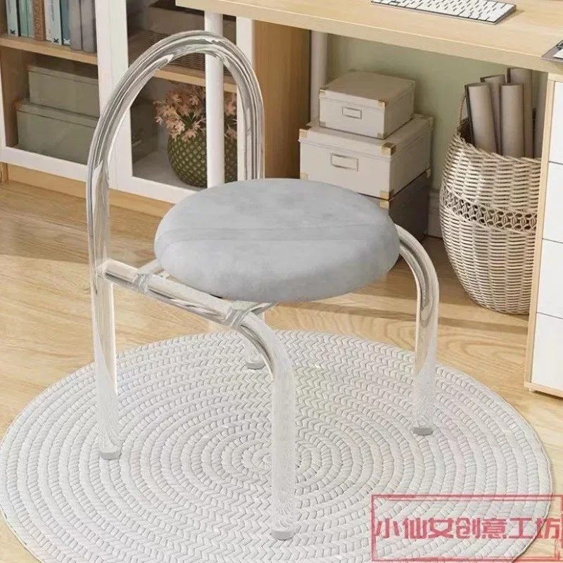 NewAcrylic Transparent Chair Dressing Table Makeup Chair Bedroom Balcony Fairy Chair Minimalist Small Dining Hot Selling
NewAcrylic Transparent Chair Dressing Table Makeup Chair Bedroom Balcony Fairy Chair Minimalist Small Dining Hot Selling