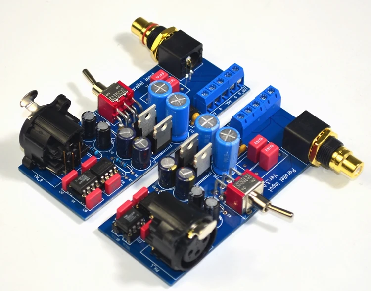 2pcs SSM2141 Balanced XLR Signal To Unbalanced RCA Single-ended Power Amplifier Board Machine HI Conversion Finished
2pcs SSM2141 Balanced XLR Signal To Unbalanced RCA Single-ended Power Amplifier Board Machine HI Conversion Finished
