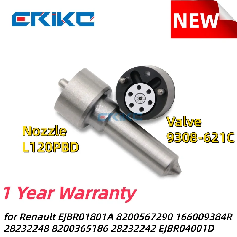 Fuel Injector Repair Kits L120PBD 9308-621C for Renault EJBR01801A 8200567290 166009384R 28232248 8200365186 28232242 EJBR04001D
Fuel Injector Repair Kits L120PBD 9308-621C for Renault EJBR01801A 8200567290 166009384R 28232248 8200365186 28232242 EJBR04001D