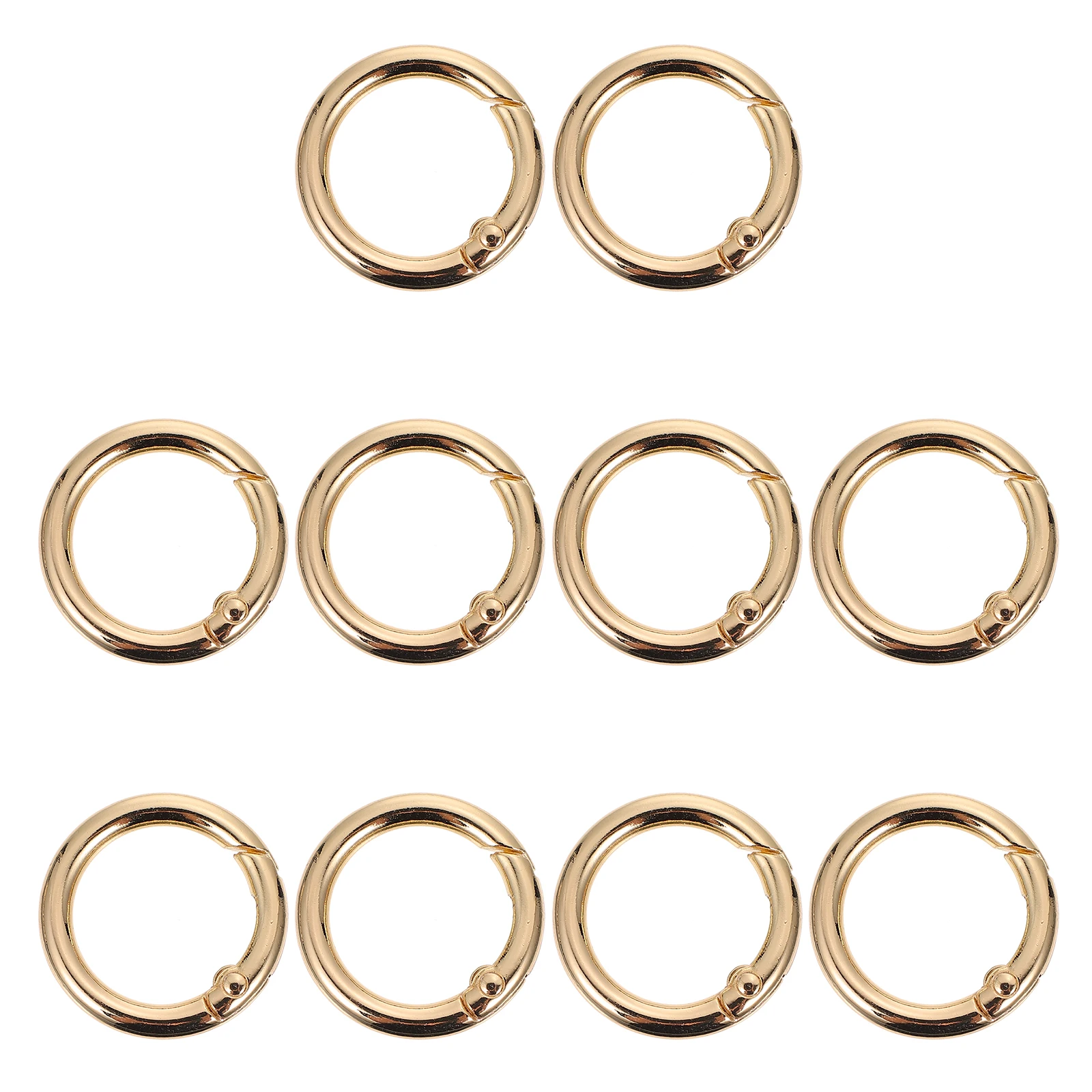 10pcs Metal Spring Coil Zinc -Ring Buckles 20mm Gold Durable for Bags Backpacks Keyrings Outdoor Dog Leash Sewing
10pcs Metal Spring Coil Zinc -Ring Buckles 20mm Gold Durable for Bags Backpacks Keyrings Outdoor Dog Leash Sewing