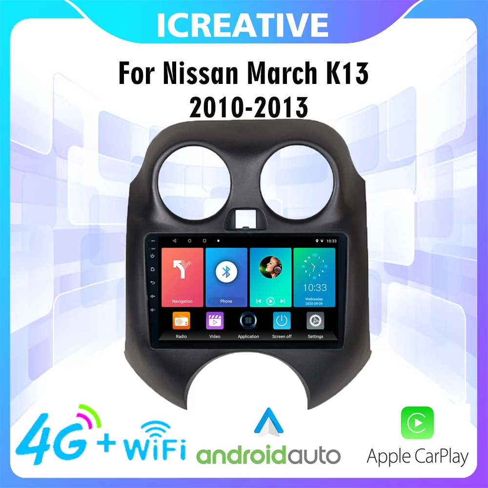 2.5D Android 4G Carplay 9 Inch Head Unit Car Radio Stereo FM WiFi GPS Multimedia Player For Nissan March K13 2010 - 2013
2.5D Android 4G Carplay 9 Inch Head Unit Car Radio Stereo FM WiFi GPS Multimedia Player For Nissan March K13 2010 - 2013