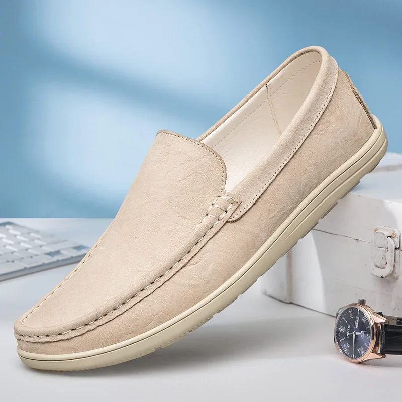 Brand Spring Men's Comfortable Leather Casual Sports Leather Shoes Fashion Outdoor Men Non Slip Soft Bottom Casual Driving Shoes
Brand Spring Men's Comfortable Leather Casual Sports Leather Shoes Fashion Outdoor Men Non Slip Soft Bottom Casual Driving Shoes
