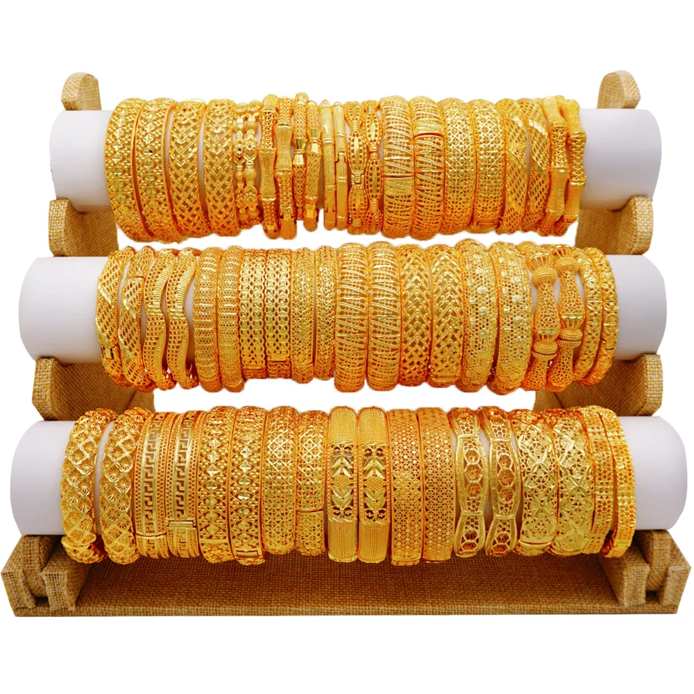 Classic Fashion Copper Gold Plated Bangle Gilded Bracelet for Bride Banquet Party Birthday Gift - Elegant Accessory
Classic Fashion Copper Gold Plated Bangle Gilded Bracelet for Bride Banquet Party Birthday Gift - Elegant Accessory