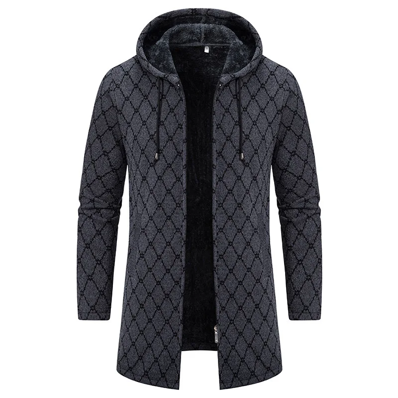 2023 New Winter Men's Sweaters Knitted Bottom Sweaters Casual Sweaters Men's Hooded Plaid Printed Slim Fit Windbreaker Cardigan
2023 New Winter Men's Sweaters Knitted Bottom Sweaters Casual Sweaters Men's Hooded Plaid Printed Slim Fit Windbreaker Cardigan