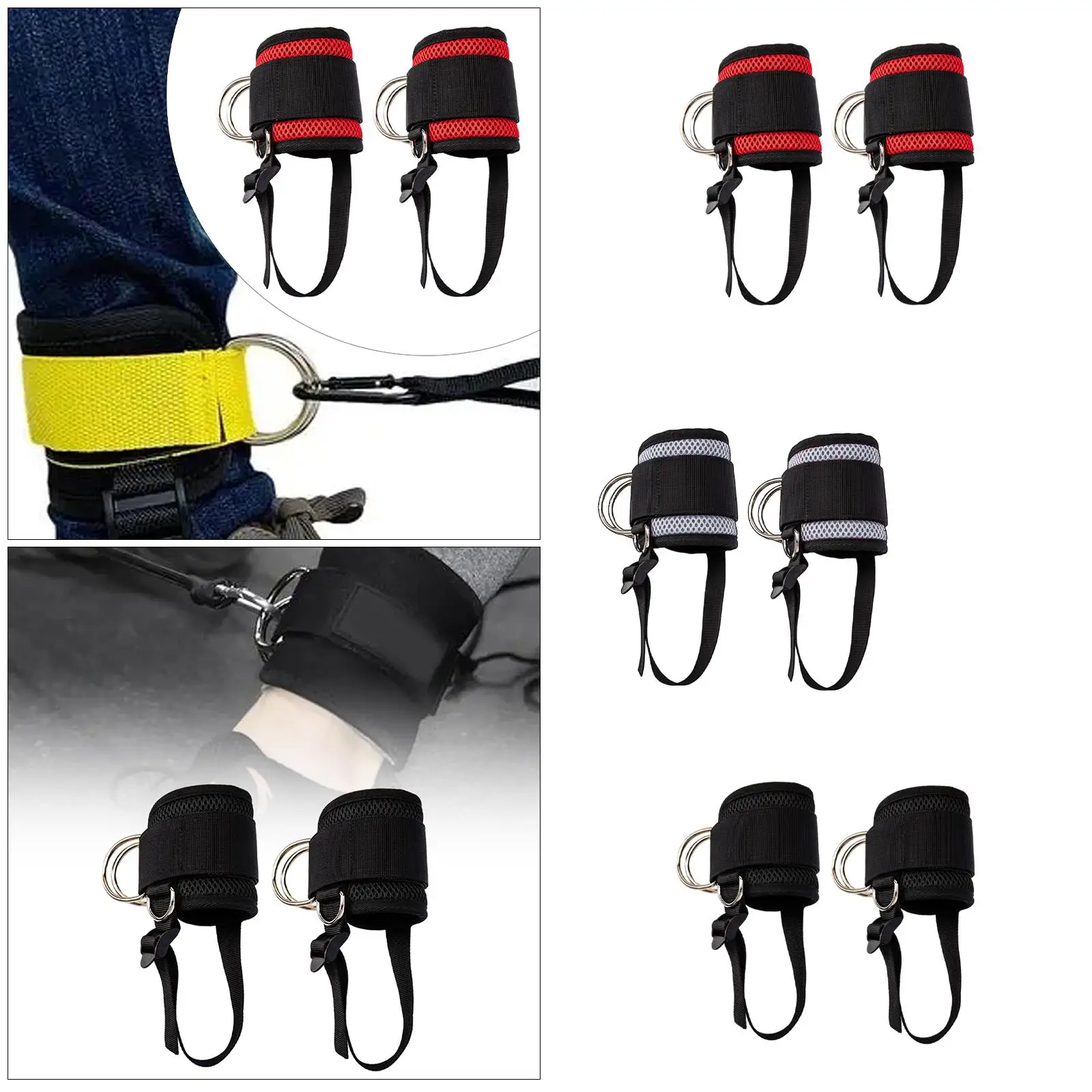 2Pcs Ankle Straps for Cable Machine Workout Cuff Attachments for Glute Workouts
2Pcs Ankle Straps for Cable Machine Workout Cuff Attachments for Glute Workouts