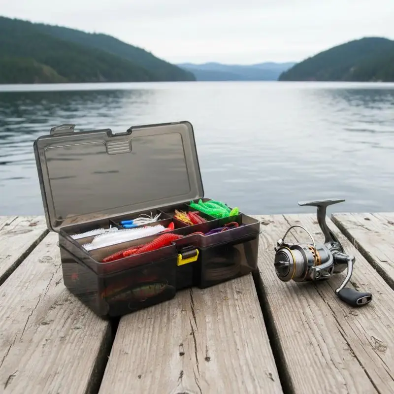 Double Layer Lure Tackle Box Fishing Accessories Adjustable Plastic Fishing Box Fake Bait Hook Tool Storage Boxes Fishings Gear
Double Layer Lure Tackle Box Fishing Accessories Adjustable Plastic Fishing Box Fake Bait Hook Tool Storage Boxes Fishings Gear