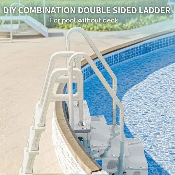 4-Step Stainless Steel Pool Slide, Non-Slip Pedal Escalator for Swimming Pool Spa, Marine Grade Waterproof Stair
4-Step Stainless Steel Pool Slide, Non-Slip Pedal Escalator for Swimming Pool Spa, Marine Grade Waterproof Stair