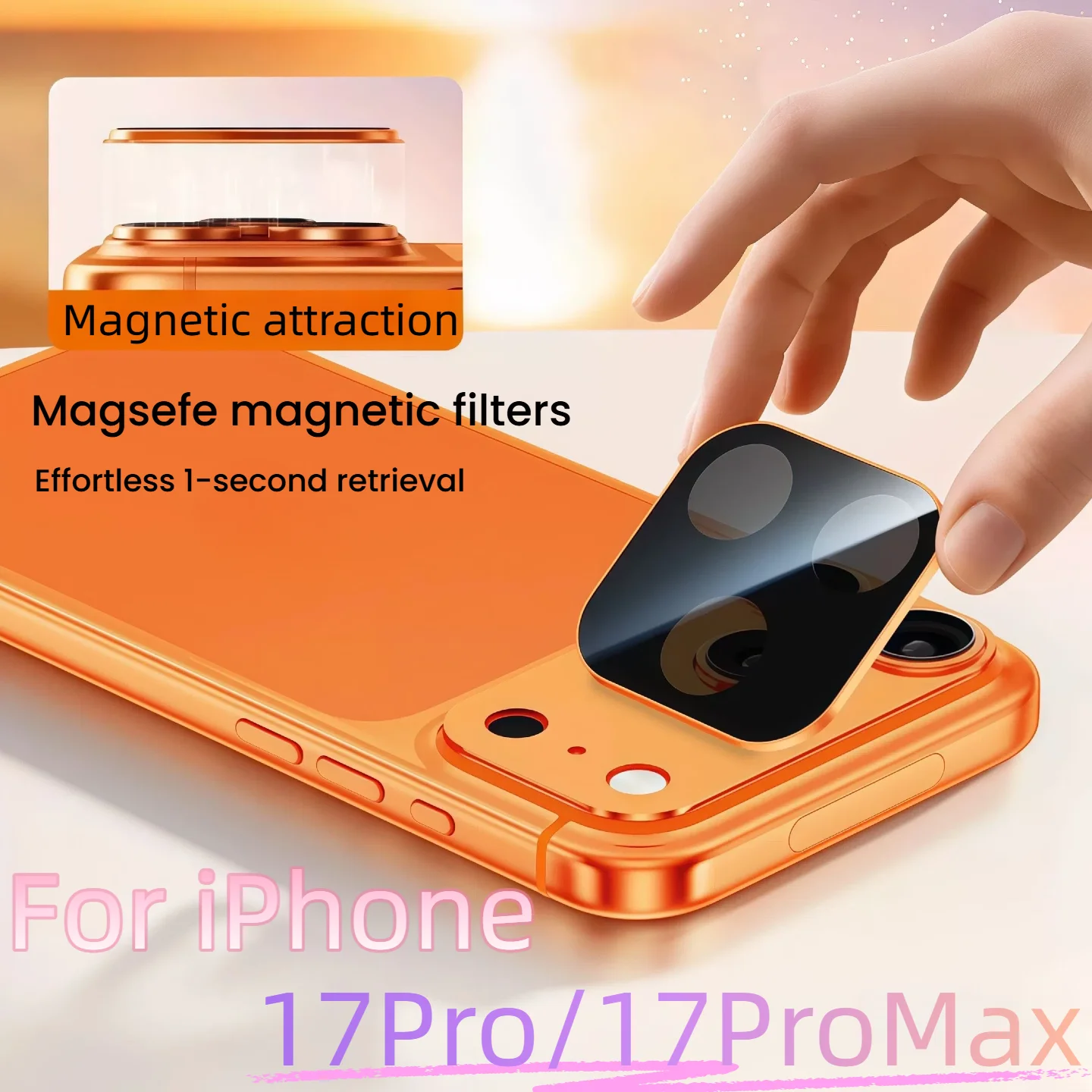 Magnetic Armor All-in-One AR Anti-Reflective Screen Protector for iPhone 17Pro/17ProMax Anti-Glare Lens Filter Compatible with N
Magnetic Armor All-in-One AR Anti-Reflective Screen Protector for iPhone 17Pro/17ProMax Anti-Glare Lens Filter Compatible with N