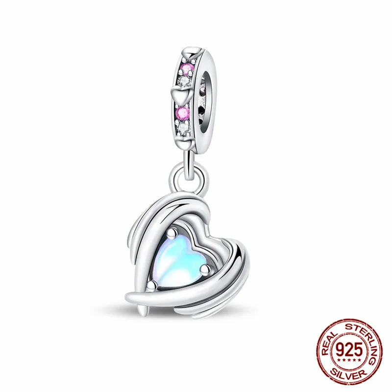 925 Sterling Silver Zircon Heart Bead Pendant perfect for DIY original bracelet design a great jewelry gift for women
925 Sterling Silver Zircon Heart Bead Pendant perfect for DIY original bracelet design a great jewelry gift for women