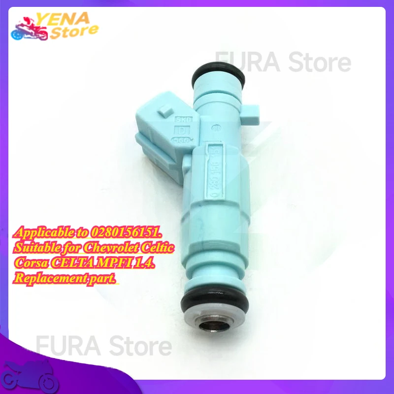 Automobile fuel injector Applicable to 0280156151. Suitable for Chevrolet Celtic Corsa CELTA MPFI 1.4. Replacement part. 
Automobile fuel injector Applicable to 0280156151. Suitable for Chevrolet Celtic Corsa CELTA MPFI 1.4. Replacement part.