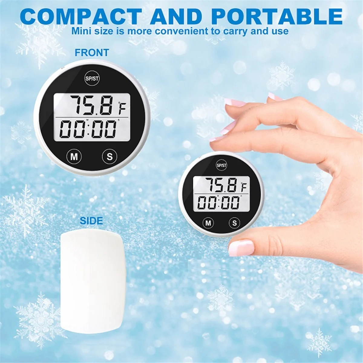 Digital Ice Bath Thermometer Water Bath Thermometer with Digital Display Waterproof Cold Plunge Floating Thermometer
Digital Ice Bath Thermometer Water Bath Thermometer with Digital Display Waterproof Cold Plunge Floating Thermometer