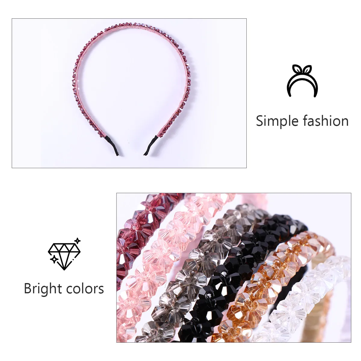 Набор из 6 хрустальных ободков для волос ручной работы с бусинами, модные повязки на голову для женщин, украшенные бусинами, для вечеринок и повседневной носки
Набор из 6 хрустальных ободков для волос ручной работы с бусинами, модные повязки на голову для женщин, украшенные бусинами, для вечеринок и повседневной носки