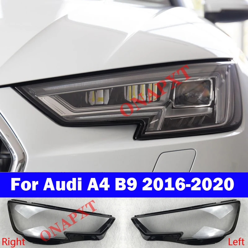 Автомобильные передние фары, прозрачная крышка для Audi A4 B9 2016-2020, передние фары, стеклянная лампа, затеняющая крышка
Автомобильные передние фары, прозрачная крышка для Audi A4 B9 2016-2020, передние фары, стеклянная лампа, затеняющая крышка