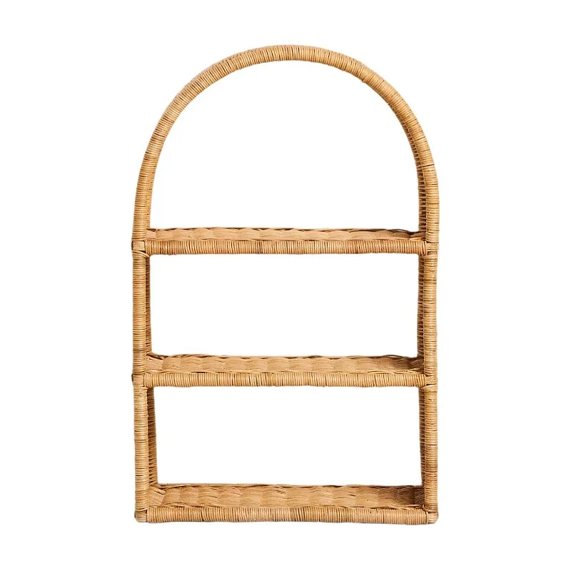 Rattan Layered Shelves Three-layer Shelves Wall Shelves Living Room Bedroom Bathroom Home Decoration Bookcase Storage Rack
Rattan Layered Shelves Three-layer Shelves Wall Shelves Living Room Bedroom Bathroom Home Decoration Bookcase Storage Rack