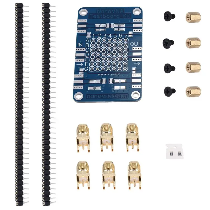 Комплект тестовой платы ABHZ-Nanovna, демонстрационная плата для тестирования VNA, тестовая плата векторного анализатора сети
Комплект тестовой платы ABHZ-Nanovna, демонстрационная плата для тестирования VNA, тестовая плата векторного анализатора сети