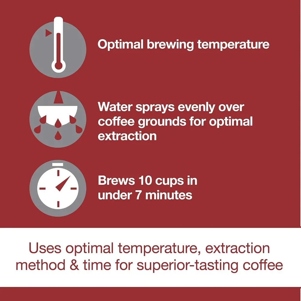 ogrammable Coffee Maker System with 10 Cup Thermal Carafe, Built-In Grounds Scale, Removable Reservoir, Red Knob,
ogrammable Coffee Maker System with 10 Cup Thermal Carafe, Built-In Grounds Scale, Removable Reservoir, Red Knob,