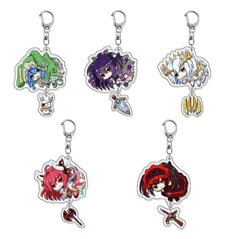Anime Yatogami Tohka Itsuka Shido Kotori Itsuka Himekawa Yoshino Cosplay Keychain Accessories Cartoon Pendant Christmas Gift
Anime Yatogami Tohka Itsuka Shido Kotori Itsuka Himekawa Yoshino Cosplay Keychain Accessories Cartoon Pendant Christmas Gift