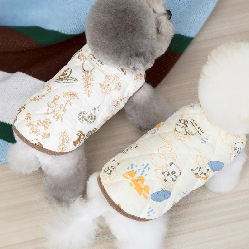 Cute Pet Clothes Teddy Winter Frise Warm Coat Puppy Thickened Warm Cartoon Cotton VestThickened Jacket with Traction Buckle
Cute Pet Clothes Teddy Winter Frise Warm Coat Puppy Thickened Warm Cartoon Cotton VestThickened Jacket with Traction Buckle