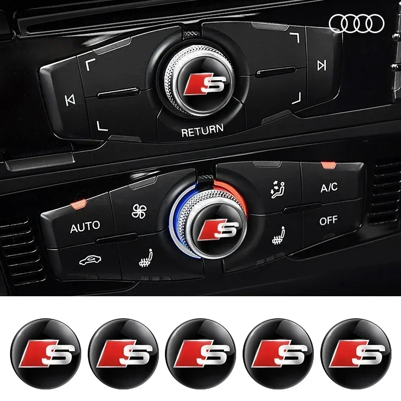4Pcs Multimedia Center Console Knob Button Panel Cover Sticker For Audi S Logo Audi A3 A4 B5 B6 A3 8P 8V 8L A5 A6 C6 C5 A1 A7 A8
4Pcs Multimedia Center Console Knob Button Panel Cover Sticker For Audi S Logo Audi A3 A4 B5 B6 A3 8P 8V 8L A5 A6 C6 C5 A1 A7 A8