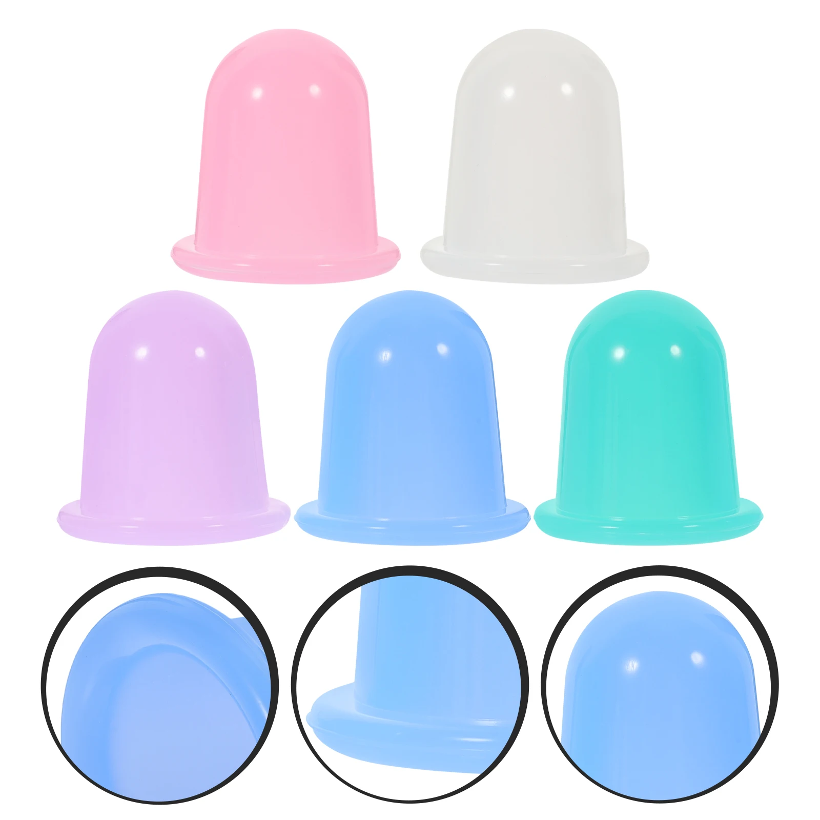 5pcs Silicone Massage Cupping Therapy Vacuum Cups Anti-Aging Cellulite Removal Body Spa Suction Hygiene Easy Massager
5pcs Silicone Massage Cupping Therapy Vacuum Cups Anti-Aging Cellulite Removal Body Spa Suction Hygiene Easy Massager