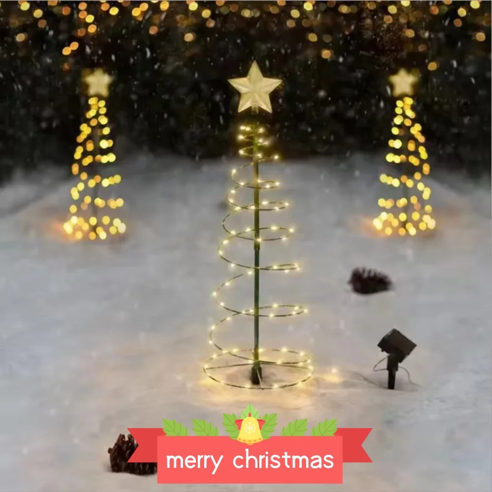 New Solar Christmas Holiday Decoration Christmas Tree Lights Outdoor Waterproof Decorative Lighting LED Solar Garden Lights
New Solar Christmas Holiday Decoration Christmas Tree Lights Outdoor Waterproof Decorative Lighting LED Solar Garden Lights