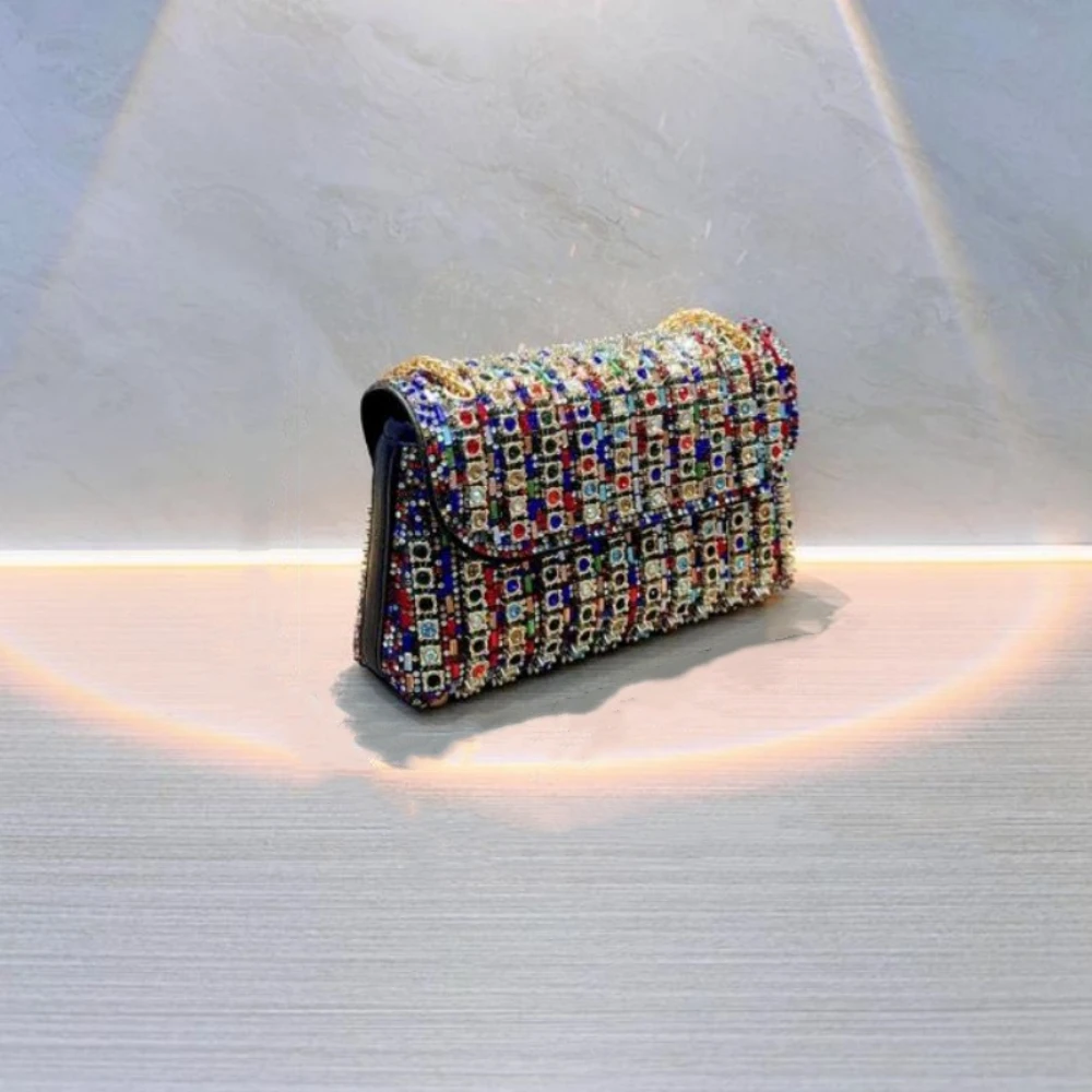 New Fashion Bag for Party Women Elegant And Versatile Rhinestone Purse Luxury Designer Handbags High Quality hot sale Tote Bag
New Fashion Bag for Party Women Elegant And Versatile Rhinestone Purse Luxury Designer Handbags High Quality hot sale Tote Bag