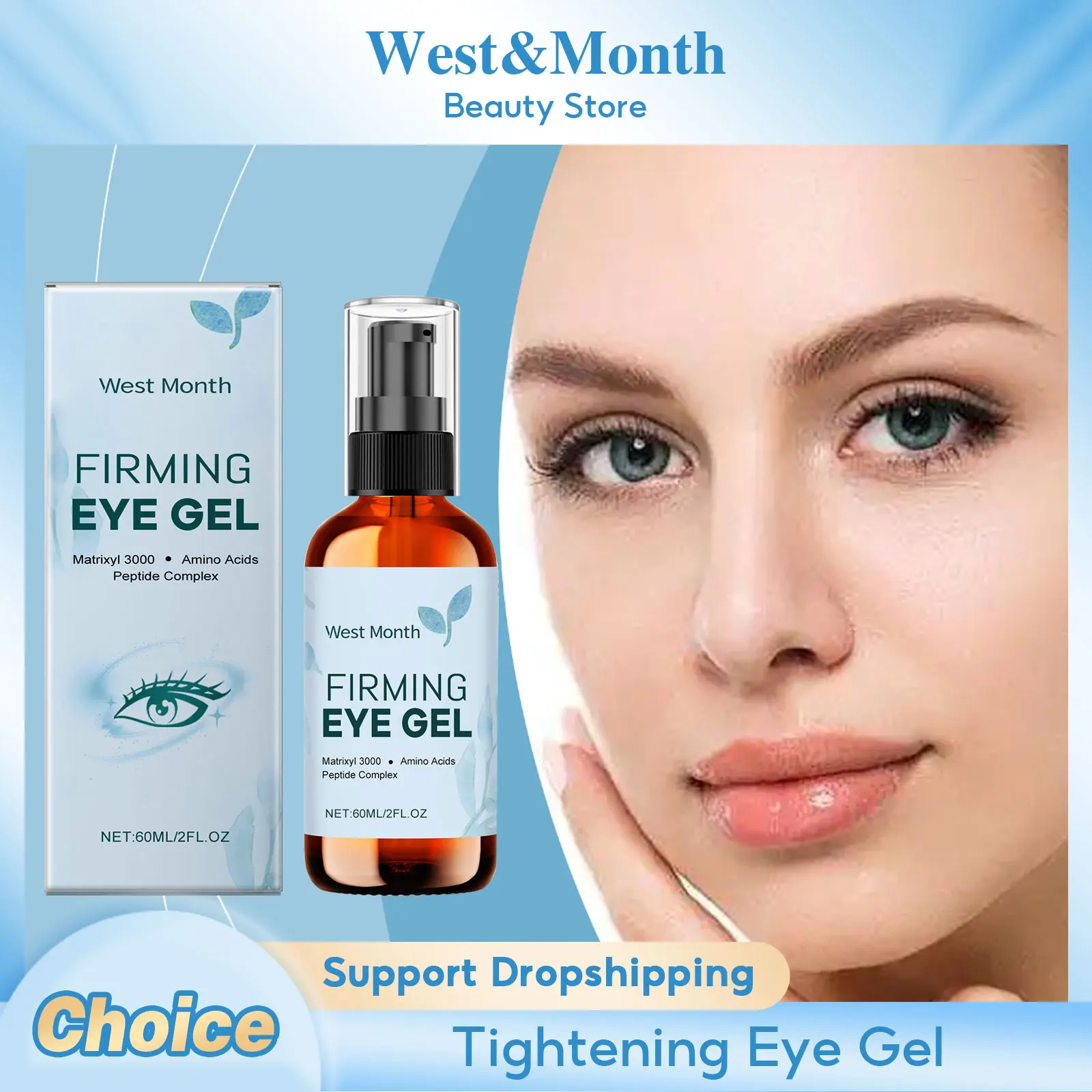 Anti Aging Eye Gel Smoothing Fine Lines Reduce Wrinkles Remove Dark Circles Firming Brightening Moisturizing Tightening Eye Gel
Anti Aging Eye Gel Smoothing Fine Lines Reduce Wrinkles Remove Dark Circles Firming Brightening Moisturizing Tightening Eye Gel