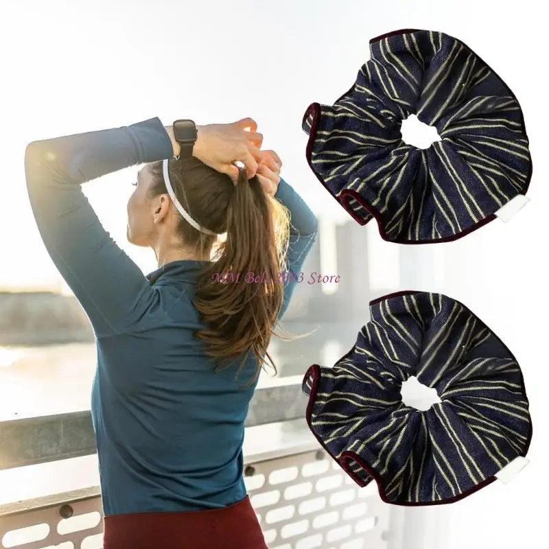 49ME Knitted Hair Bun Scrunchy Headpiece Ruched Hair Tie Lady Elegant Headdress
49ME Knitted Hair Bun Scrunchy Headpiece Ruched Hair Tie Lady Elegant Headdress