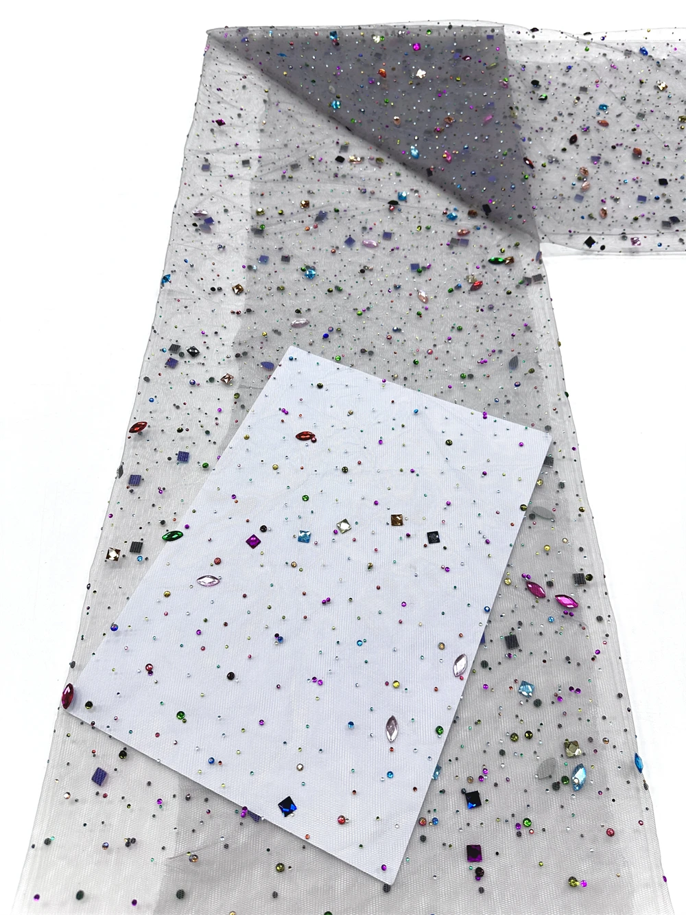 Handmade Beads Net Lace with Colorful Rhinestones Exquisite Design for Party Evening Dress Sewing Material Top Quality Hot Sale
Handmade Beads Net Lace with Colorful Rhinestones Exquisite Design for Party Evening Dress Sewing Material Top Quality Hot Sale