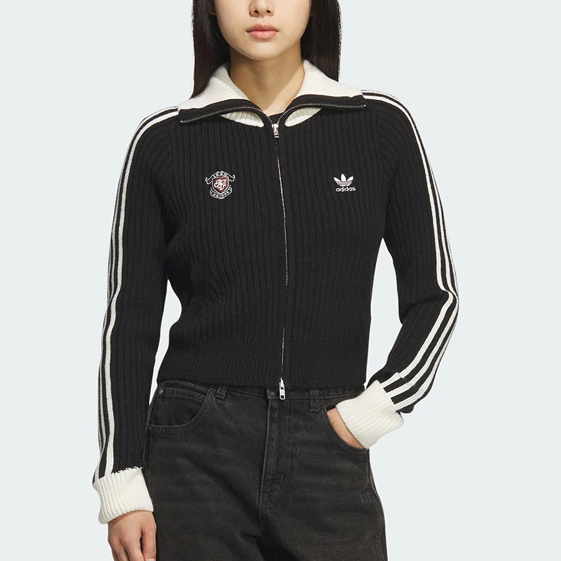 Adidas Authentic Three Leaves Women's Lapel Casual Slim Knitwear KF0718
Adidas Authentic Three Leaves Women's Lapel Casual Slim Knitwear KF0718