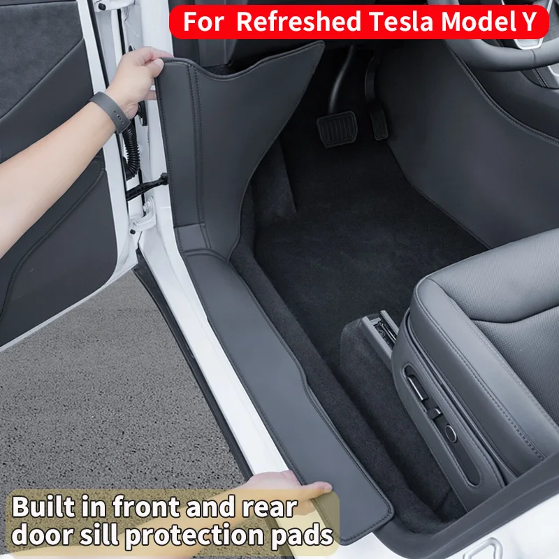 Передняя и задняя пороговая полоса для Tesla Model Y, нижняя угловая защита сиденья, противоударный коврик для сиденья, встроенный порог A
Передняя и задняя пороговая полоса для Tesla Model Y, нижняя угловая защита сиденья, противоударный коврик для сиденья, встроенный порог A