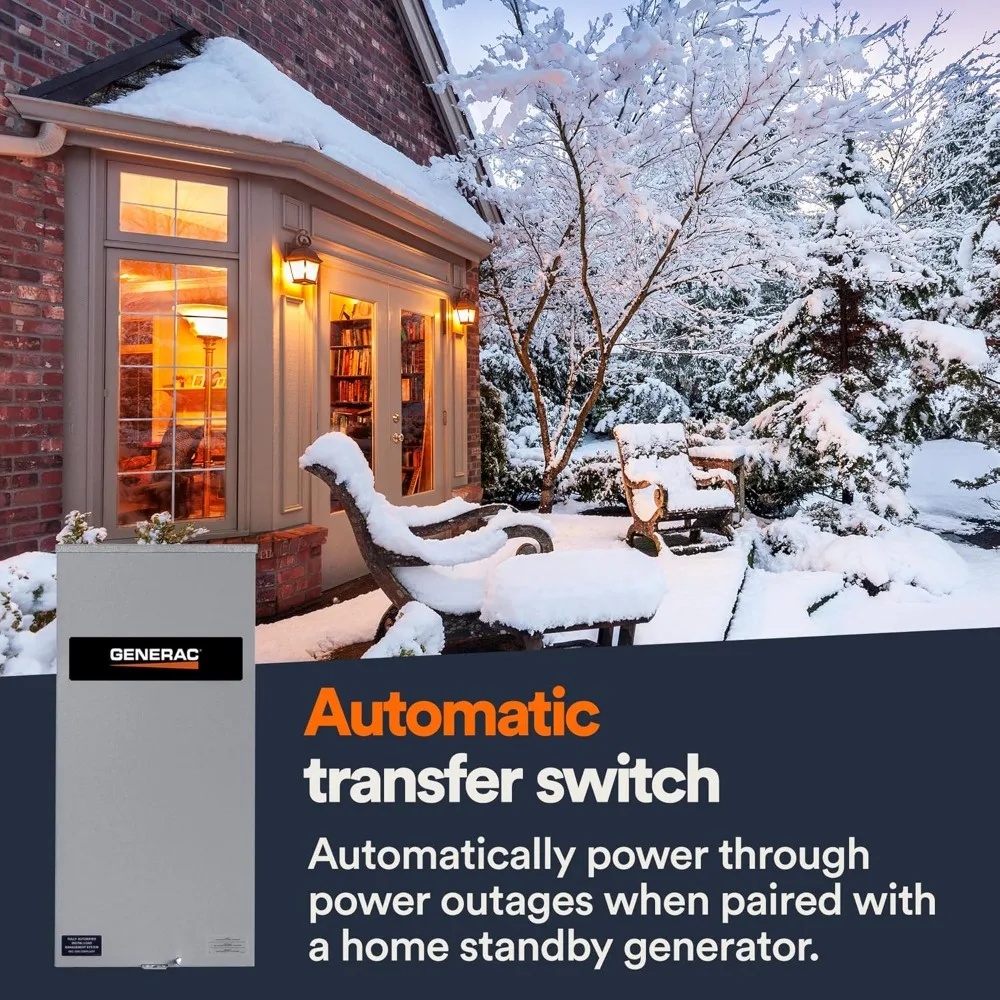 200 Amp Single Phase Generator Automatic Transfer Switch - Service Entrance Rated
200 Amp Single Phase Generator Automatic Transfer Switch - Service Entrance Rated