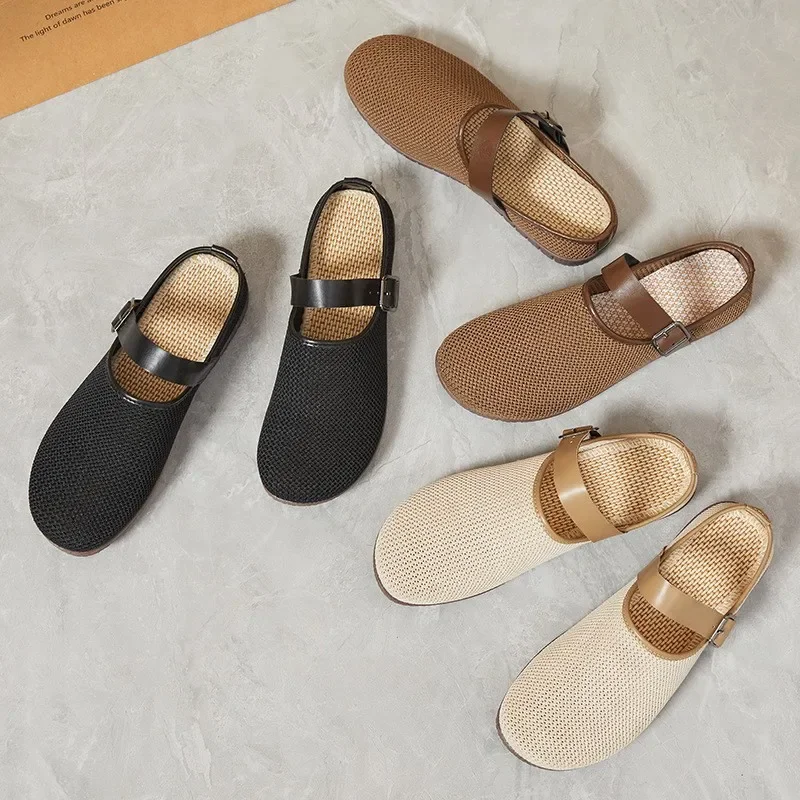 Summer New Casual Flat Sandals Breathable Women's Half Pack Slippers Soft Bottom Comfortable Outdoor Fashion Sandals
Summer New Casual Flat Sandals Breathable Women's Half Pack Slippers Soft Bottom Comfortable Outdoor Fashion Sandals