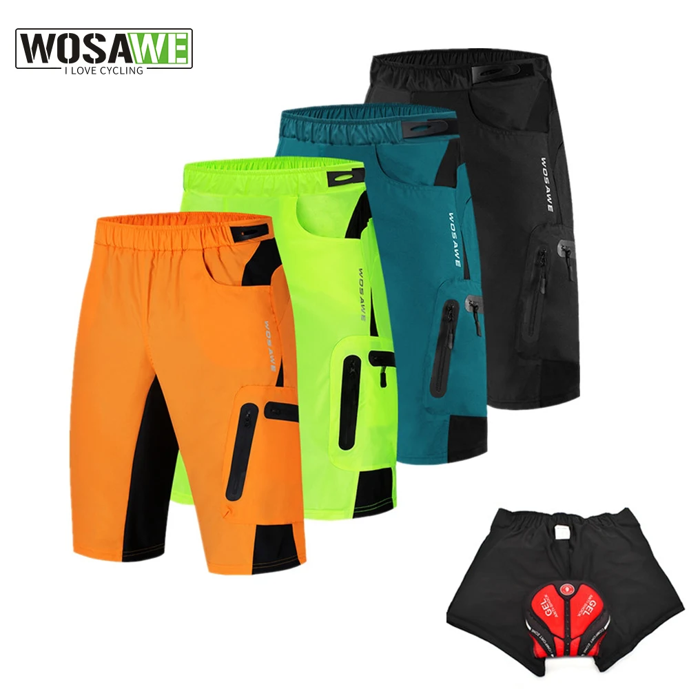 WOSAWE Men's Cycling Shorts MTB Shorts With Non-Removable Padded Underwear Bike Downhill Shorts Loose Fit Outdoor Bicycle Shorts
WOSAWE Men's Cycling Shorts MTB Shorts With Non-Removable Padded Underwear Bike Downhill Shorts Loose Fit Outdoor Bicycle Shorts