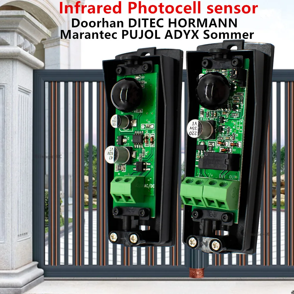 Doorhan DITEC HORMANN Sommer гаражные раздвижные двери, открыватель ворот, барьерные ворота, датчик луча безопасности/инфракрасный датчик фотоэлемента 
Doorhan DITEC HORMANN Sommer гаражные раздвижные двери, открыватель ворот, барьерные ворота, датчик луча безопасности/инфракрасный датчик фотоэлемента