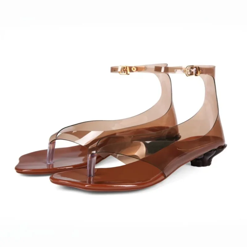 2026 New Luxury Women's Summer Outdoor Crystal Shoes Round Toe Low Heel Jelly Sandals Flip Flops Sandals
2026 New Luxury Women's Summer Outdoor Crystal Shoes Round Toe Low Heel Jelly Sandals Flip Flops Sandals