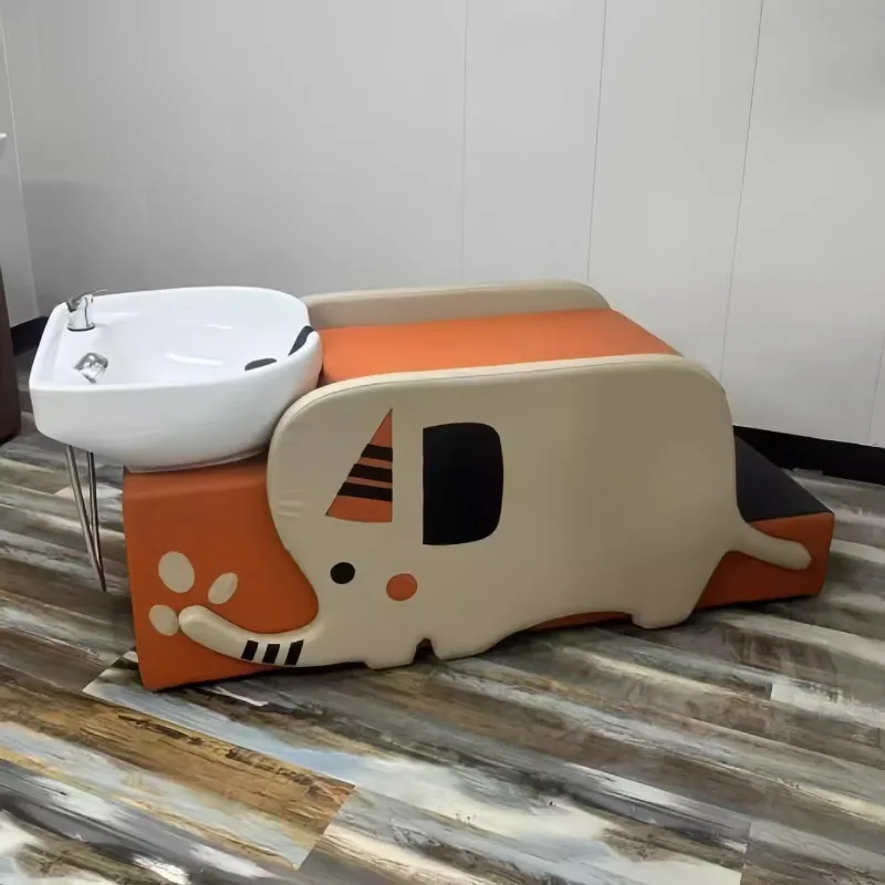 Children's shampoo bed Barber shop Children's shampoo bed Lying flat Flush hair salon
Children's shampoo bed Barber shop Children's shampoo bed Lying flat Flush hair salon