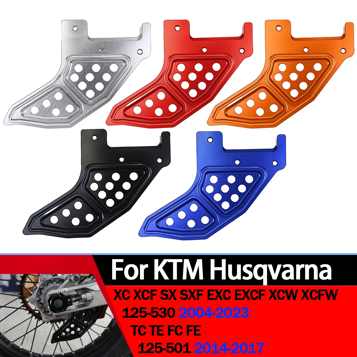 CNC защита заднего тормозного диска Protector для KTM XCW XCFW EXC EXCF SX XC XCF SX 125-530 6 дней TPI Husqvarna Husaberg 2004-2022 2023
CNC защита заднего тормозного диска Protector для KTM XCW XCFW EXC EXCF SX XC XCF SX 125-530 6 дней TPI Husqvarna Husaberg 2004-2022 2023