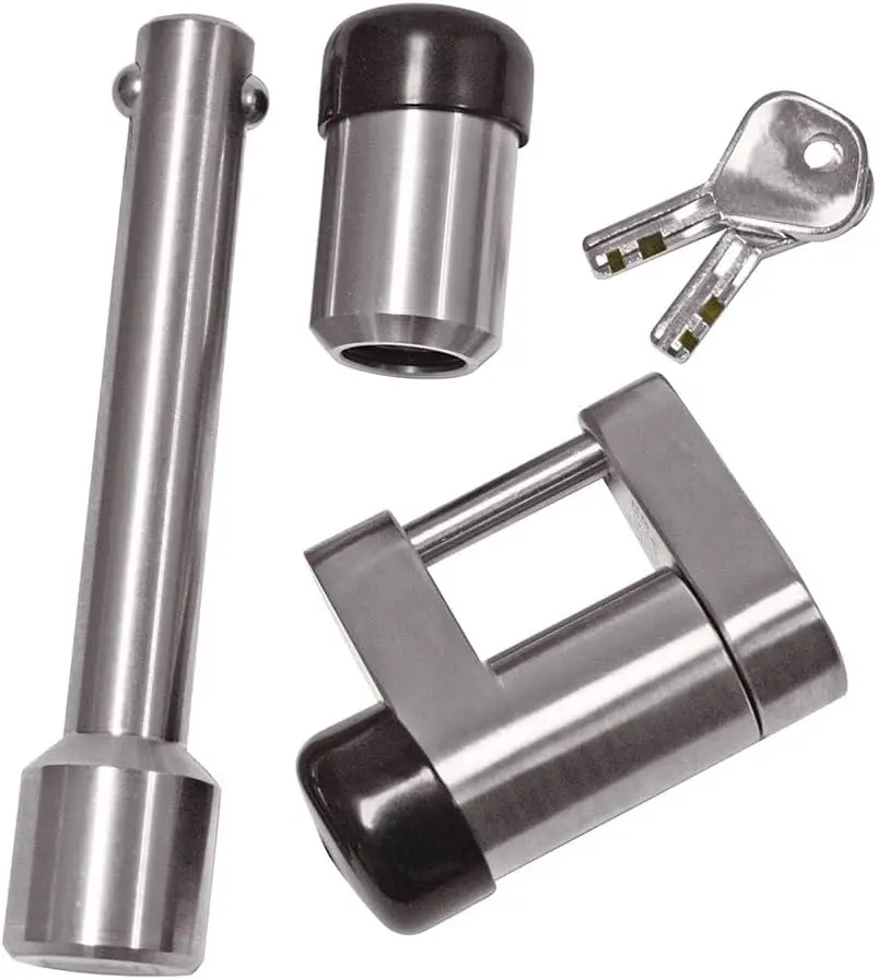 Towpower 7030600 Professional 5/8' Chrome Receiver Lock and Coupler Lock
Towpower 7030600 Professional 5/8' Chrome Receiver Lock and Coupler Lock