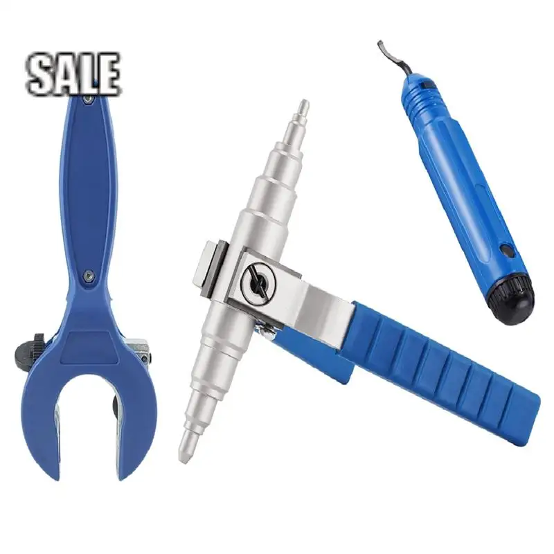 Soft Copper Pipe Tube Expander Universal Hand Tool Manual Refrigeration Tube Expander Kit 3/8In 1/2In, 5/8In,3/4In,7/8In-A68E
Soft Copper Pipe Tube Expander Universal Hand Tool Manual Refrigeration Tube Expander Kit 3/8In 1/2In, 5/8In,3/4In,7/8In-A68E