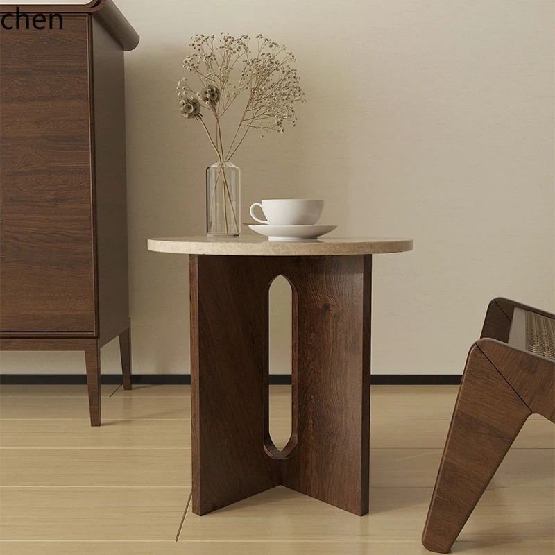 Zml small coffee table household living room small apartment medieval solid wood edge sofa small round table
Zml small coffee table household living room small apartment medieval solid wood edge sofa small round table