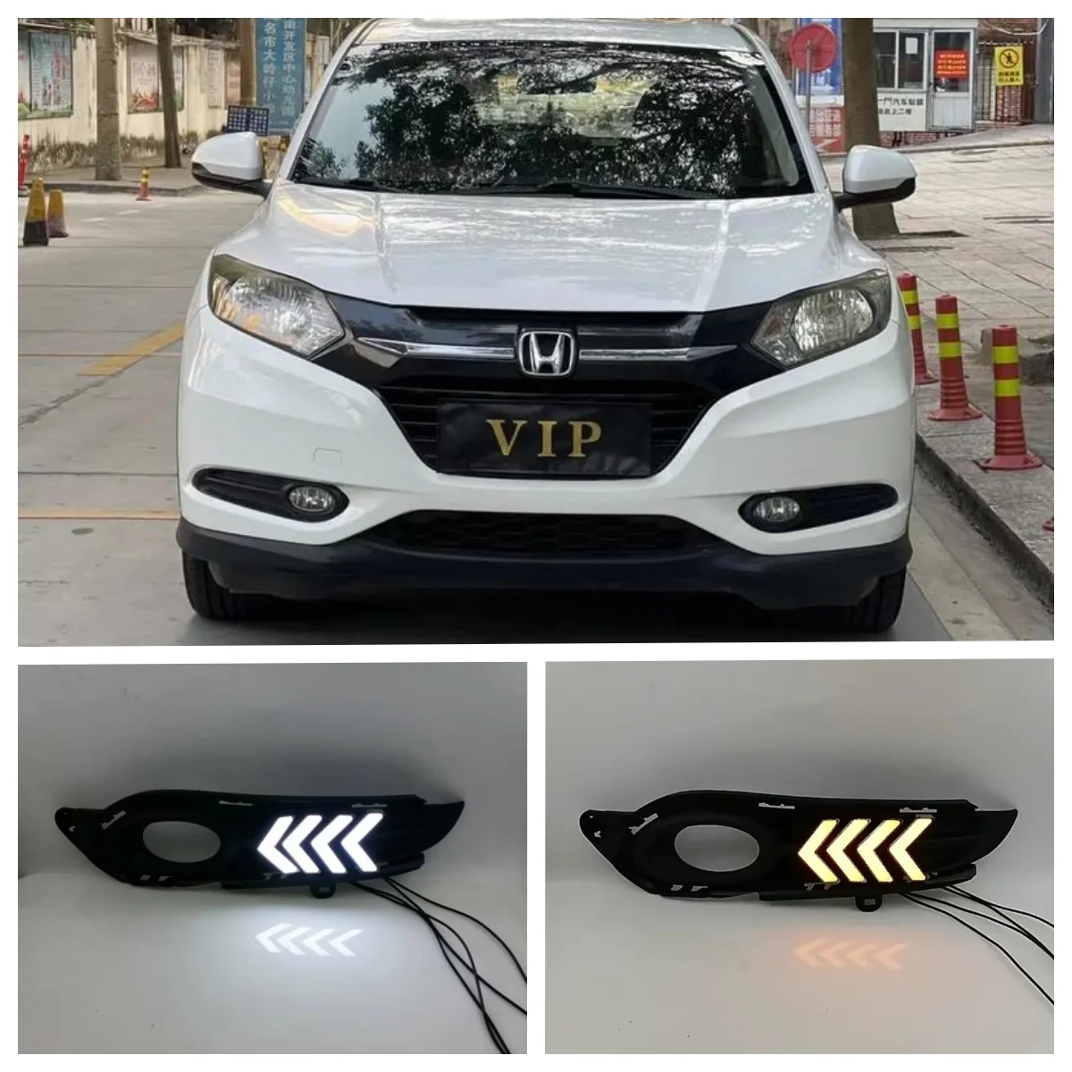 Светодиодные ДХО для Honda HR-V Vezel 2015-2018: водонепроницаемые дневные ходовые огни с динамическими указателями поворота
Светодиодные ДХО для Honda HR-V Vezel 2015-2018: водонепроницаемые дневные ходовые огни с динамическими указателями поворота