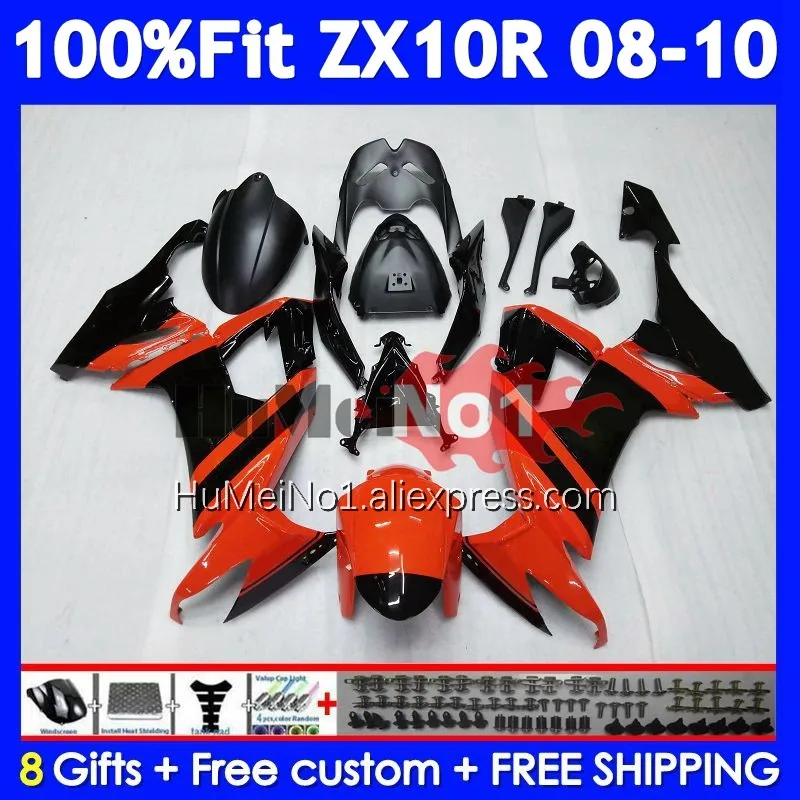 Комплект кузова для KAWASAKI NINJA ZX 10R 1000 10 R 218No.81 ZX-10R ZX10R 08 09 10 ZX1000 2008 2009 2010 Инжекторный обтекатель Hot Orange
Комплект кузова для KAWASAKI NINJA ZX 10R 1000 10 R 218No.81 ZX-10R ZX10R 08 09 10 ZX1000 2008 2009 2010 Инжекторный обтекатель Hot Orange