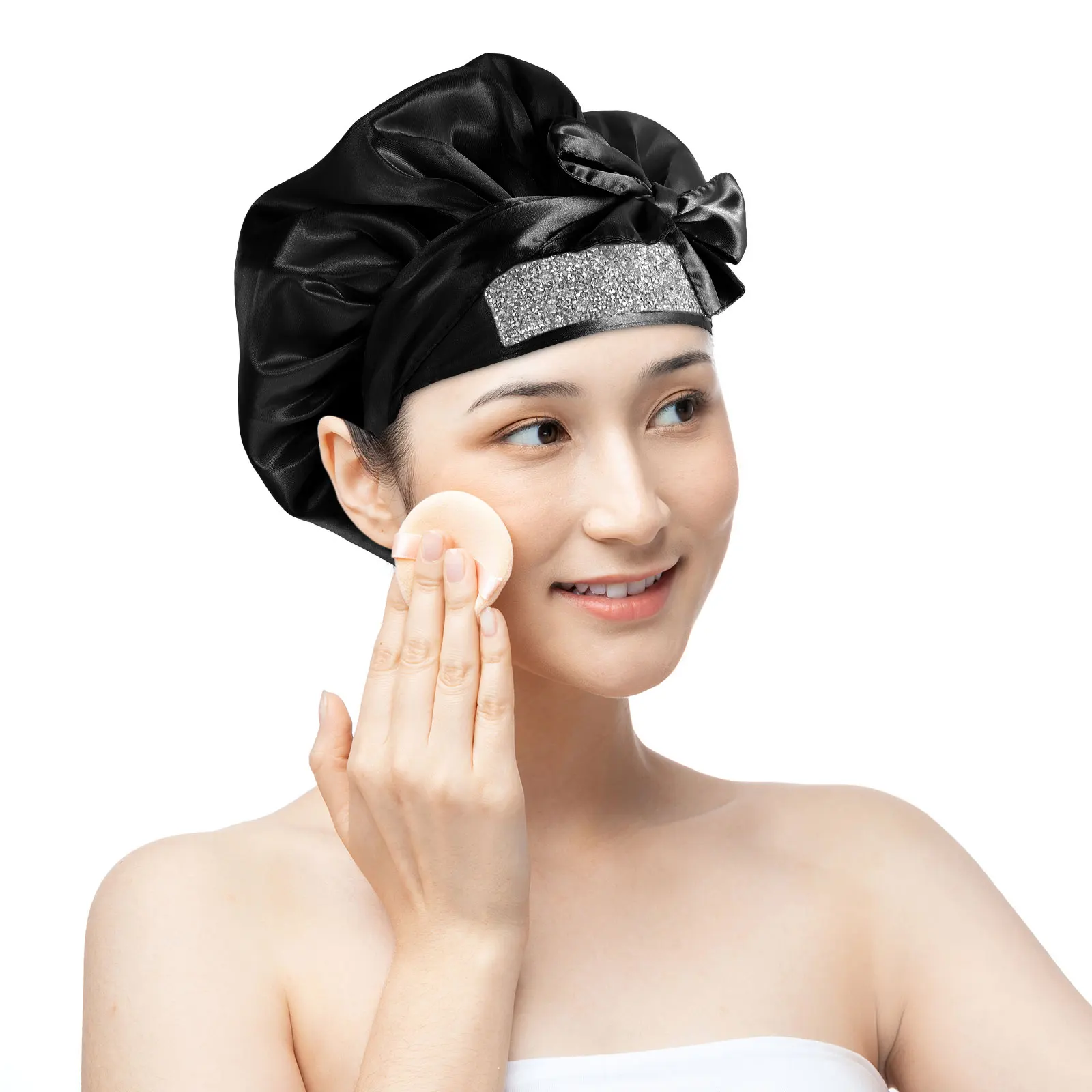 Sequin Double Shower Cap Double-layer Hair for Bath Hat Sleep Reusable Bonnet Broadside
Sequin Double Shower Cap Double-layer Hair for Bath Hat Sleep Reusable Bonnet Broadside