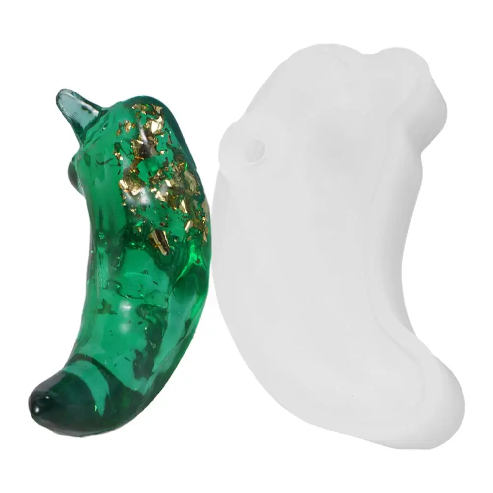 Crystal Epoxy Resin Mold Silicone Chili Pepper Decor Handmade Crafts High Transparency Easy Clean Jewelry Parts Accessories DIY
Crystal Epoxy Resin Mold Silicone Chili Pepper Decor Handmade Crafts High Transparency Easy Clean Jewelry Parts Accessories DIY