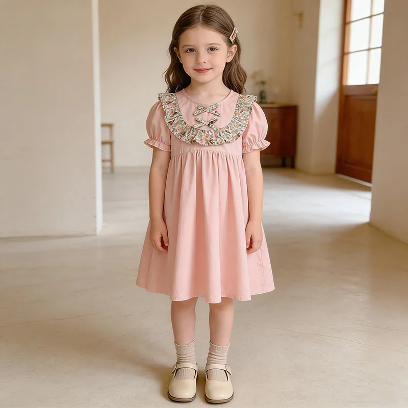 Girls Summer Sweet Print Patchwork Dress Cute Princess Dress for Toddler Baby Girls Soft Breathable Casual Daily Party Outfits
Girls Summer Sweet Print Patchwork Dress Cute Princess Dress for Toddler Baby Girls Soft Breathable Casual Daily Party Outfits