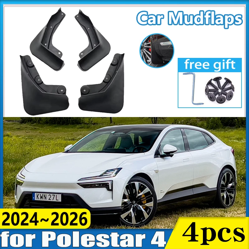 for Polestar 4 2024 2025 2026 4x Car Mudflaps Fender Front Wheel Mud Flaps Guards Splash Anti-scratch Mudguards Auto Accessories
for Polestar 4 2024 2025 2026 4x Car Mudflaps Fender Front Wheel Mud Flaps Guards Splash Anti-scratch Mudguards Auto Accessories
